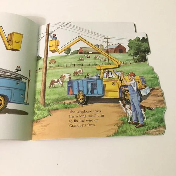 Vtg 1987 The Truck Book A Golden  Super Shape Book by Bill Gere - Picture 9 of 11
